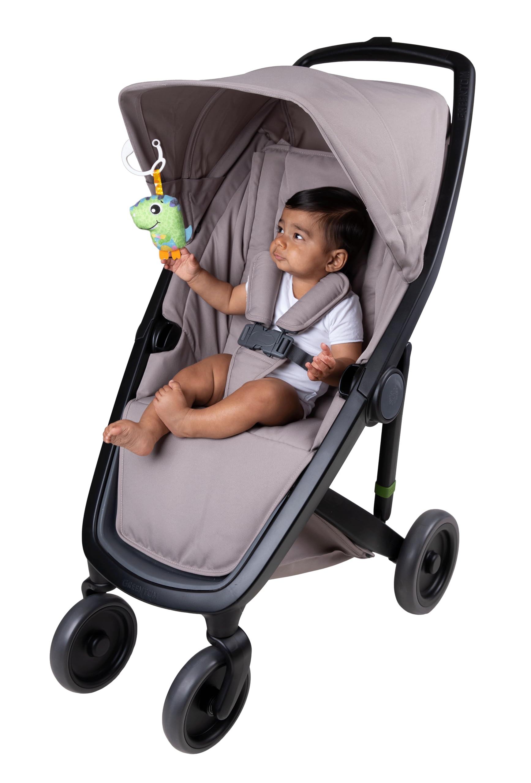 Playgro Explore Together Dino Pushchair Trailer, Colourful, 13 x 3.5 x 25 cm - Image 4