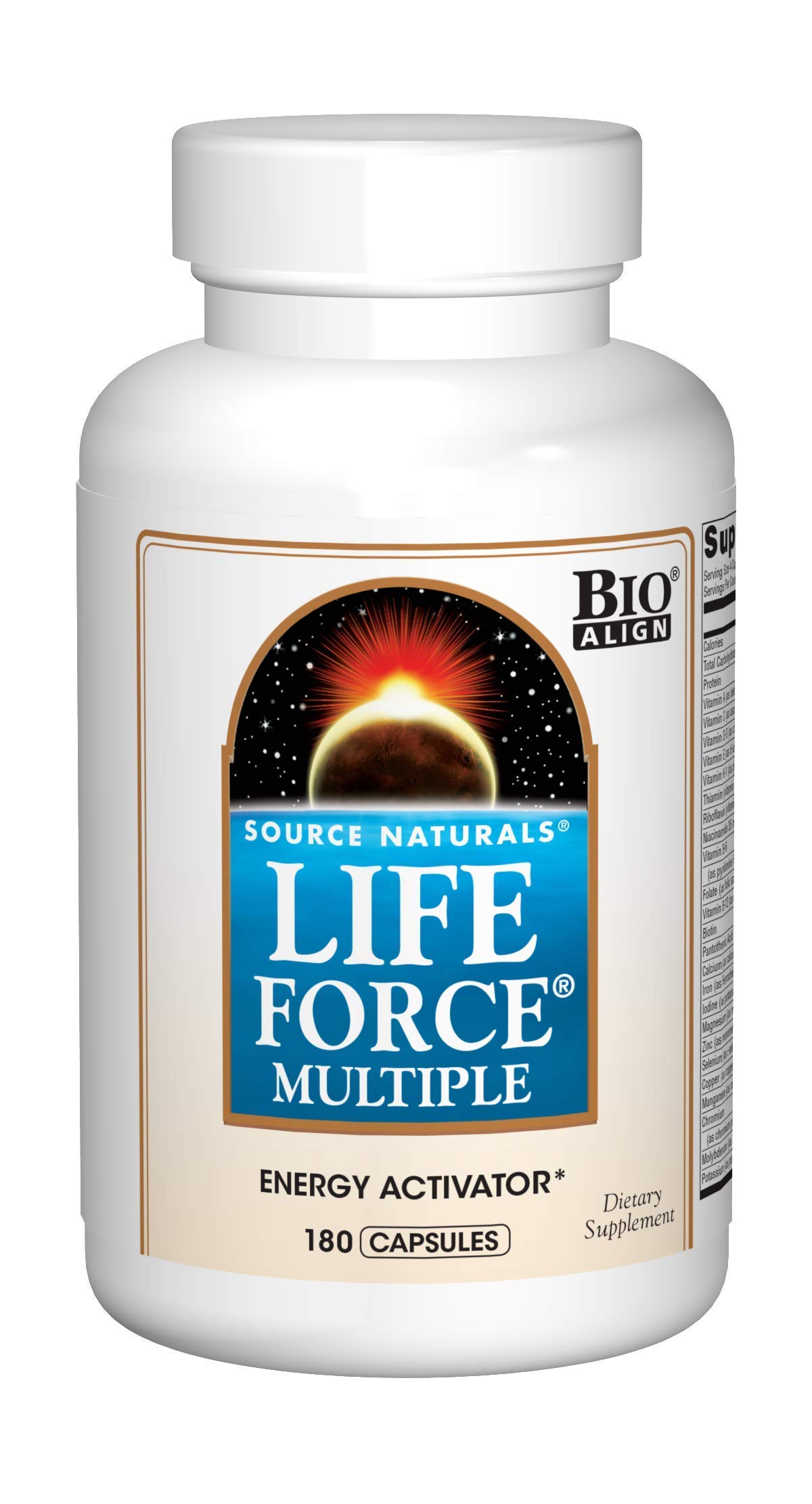 Source Natural Life Force Multiple - Energy Activator - 180 Capsules