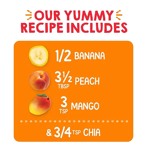 Happy Tot, Banana Peach Mango 3