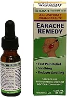Seagate Homeopathic Olive Leaf Extract Ear Drops - Natural Earache Remedy for Kids & Adults, 0.5 oz