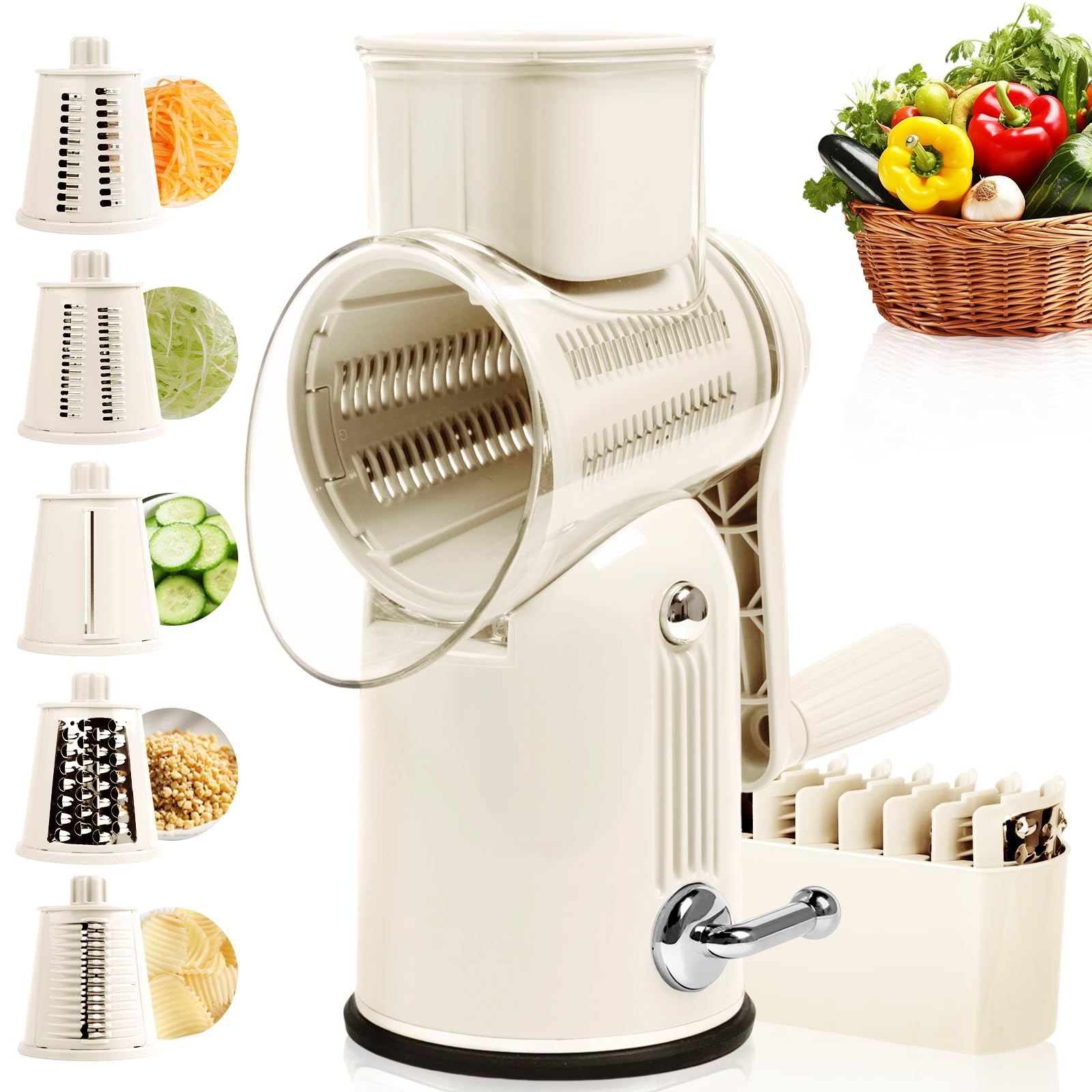 Fooyoubei Rotary Cheese Grater