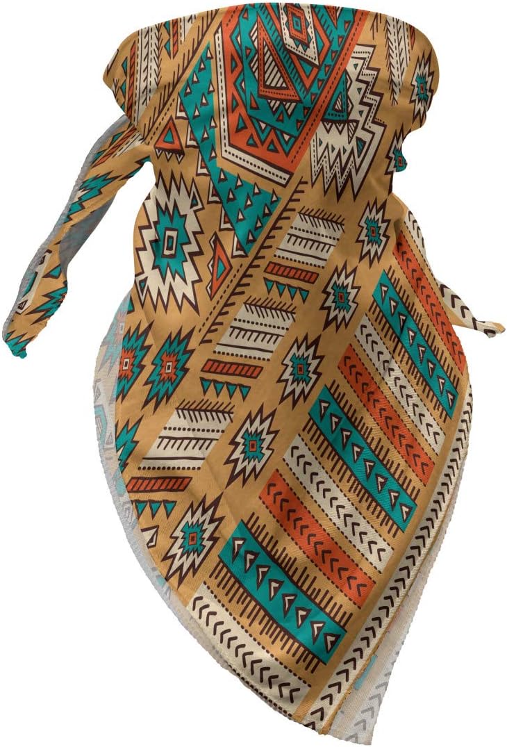 Ambesonne Unisex Bandana Apricot Orange 1