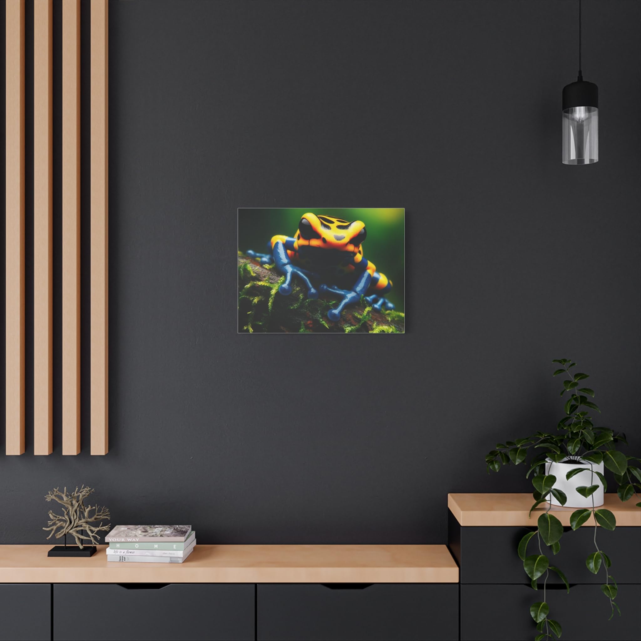 Amazon.com: Poison Dart Frog Canvas Wall Art – Vibrant Colors, 24