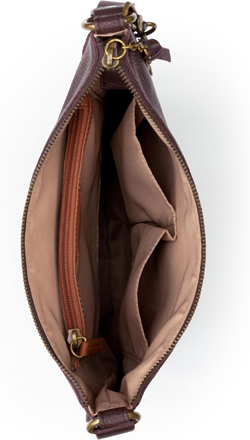 The Sak Lucia Crossbody Bag in Leather, Convertible Purse with Adjustable Strap - Image 4