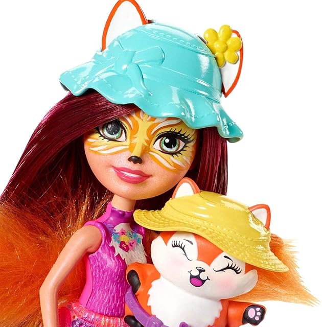 Foto 5 de 7 de Enchantimals Felicity Fox con Mascota Flix en jardín Divertido, muñeca con Mascota y Accesorios (Mattel FRH45)