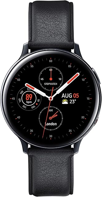 Samsung Galaxy Watch Active2 4G LTE Stainless Steel 44 mm - Black (UK Version)