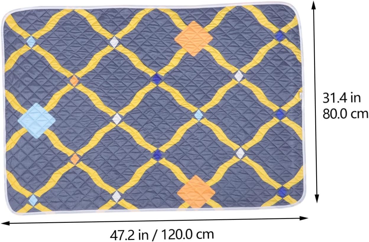 Abaodam Cotton Quilted Incontinence Bed Mat Washable Menstruation Pad Breathable Underpad for Elderly Protective Floor Pad