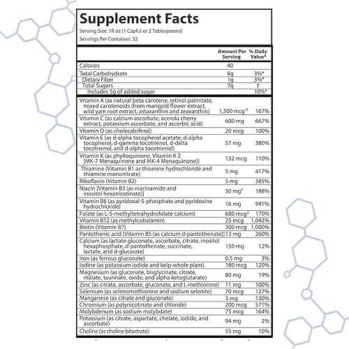 Miniatura 4 de Líquido de nutrición intraMax, sabor a mango y melocotón, 0.30 onzas de fibra / 0.15 onzas de proteína por porción, vitaminas, minerales, enzimas,