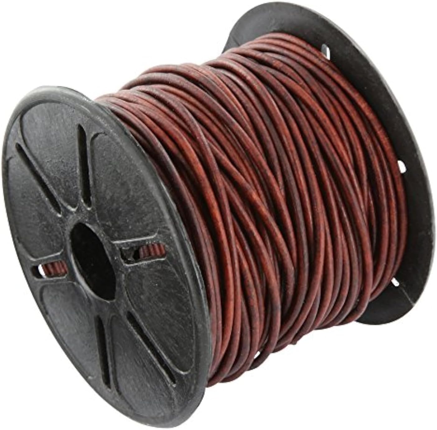 Cordo In Pelle Vacchetta Naturale - 10 Metri, Diametro 3mm, Nero - Foto 10