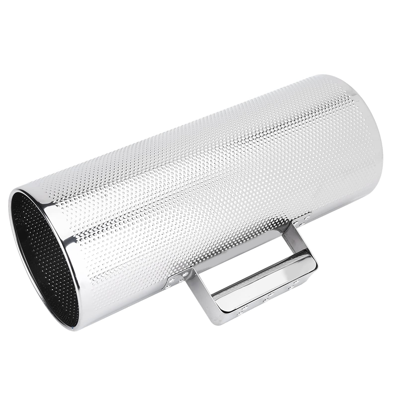 Instrumento de Percusi¨®n de Acero Inoxidable, Guiro de Metal de 5 * 12,8 Pulgadas con Raspador, Accesorios para Instrumentos Musicales