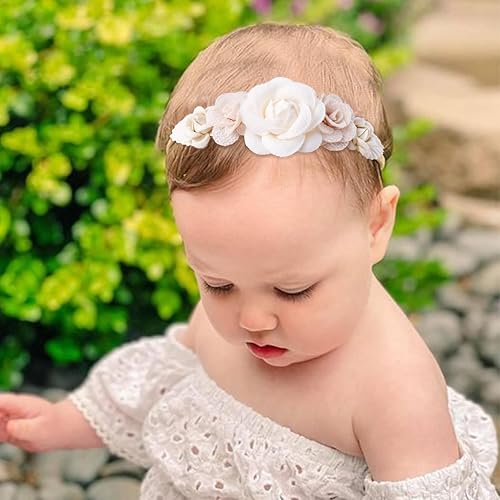 Miniatura 2 de Nuevo modelo de diademas de nailon para bebé, 3 piezas, accesorios para el cabello, regalo para bebés recién nacidos (BF-Z7)