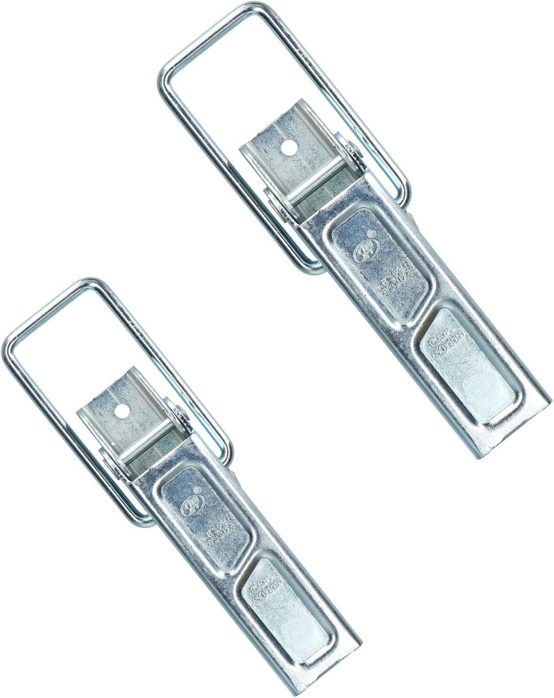 AB Tools Over Centre Catch Toggle Clamp Latch Large 165mm 840kg Capacity 2 Pack
