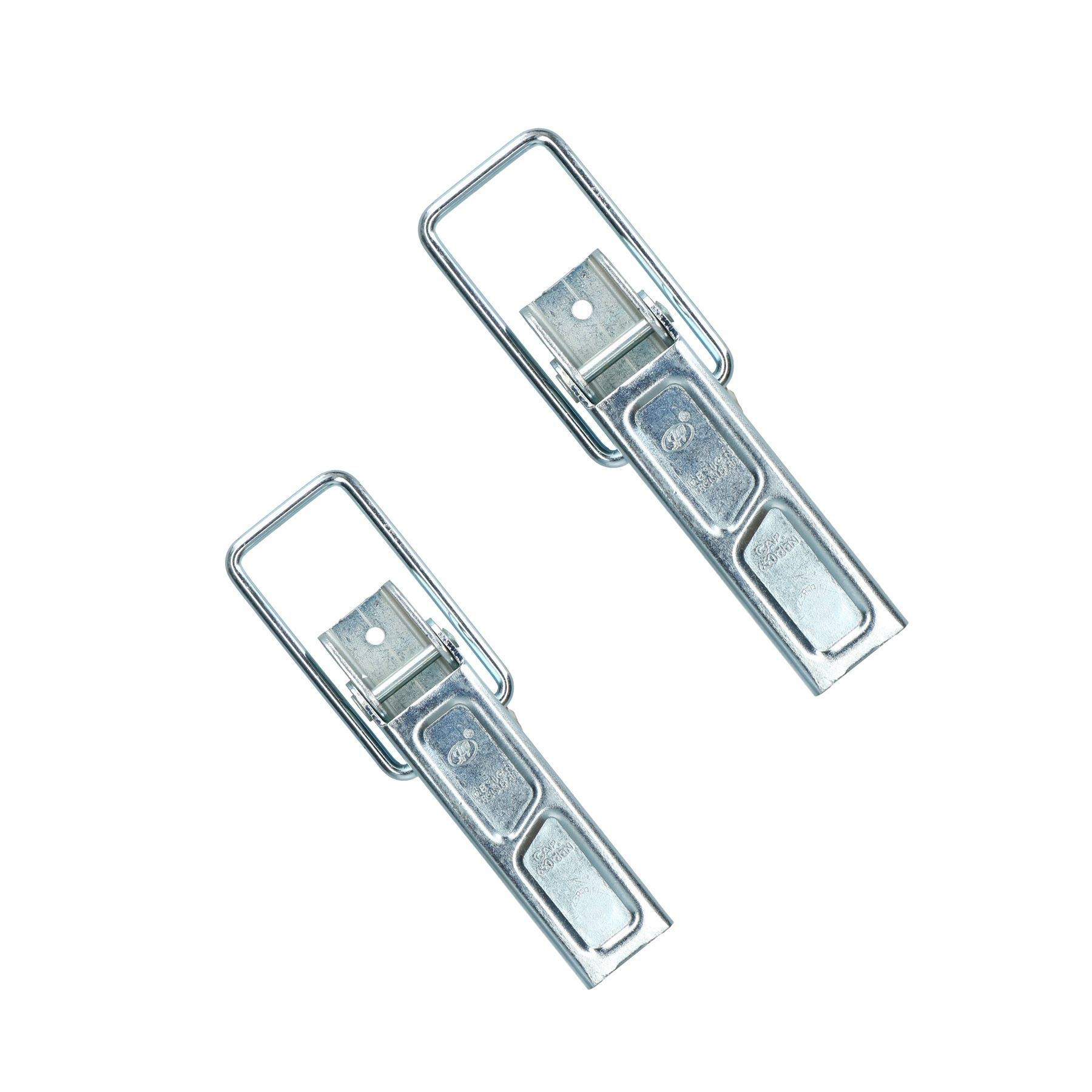 AB Tools Over Centre Catch Toggle Clamp Latch Large 165mm 840kg Capacity 2 Pack