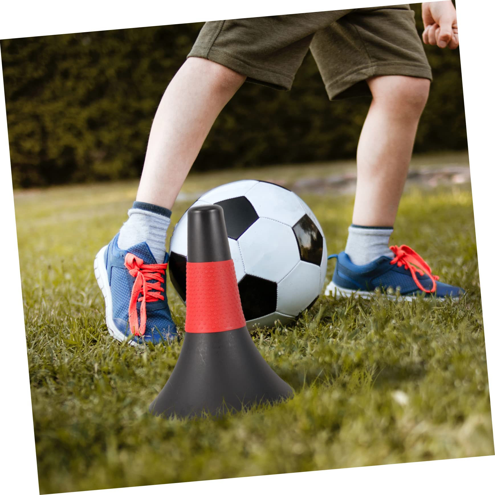 BESPORTBLE 10pezzi Coni di Allenamento per Calcio Segnaletica Sportiva Plastica Coni per Allenamento Visibili Vari Colori Attrezzatura Sportiva per Allenamenti e Giochi di Squadra