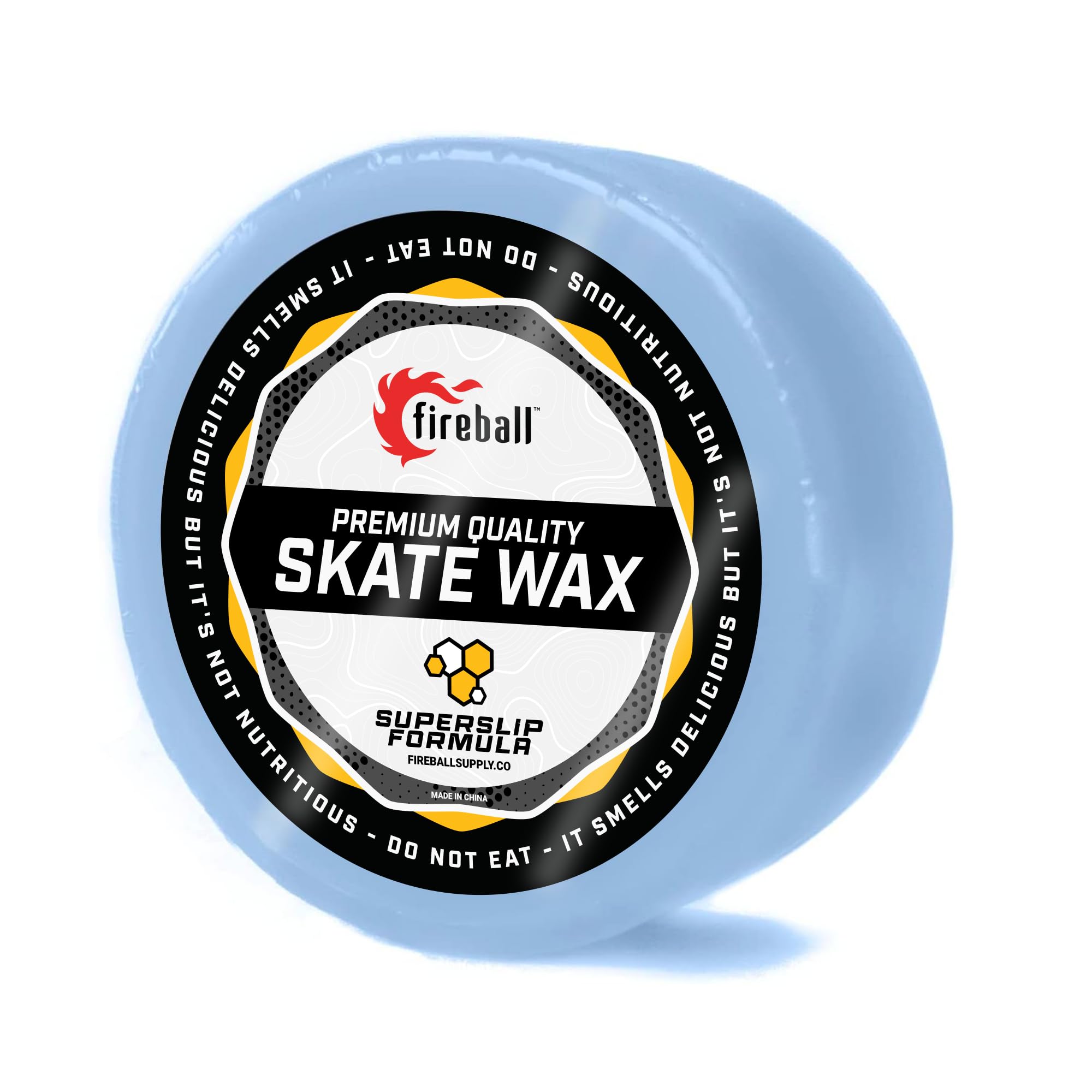 Fireball SuperSlip Pro Skateboard Wax for Rails - USA Formulated Skate Curb Wax for Scooters Aggressive Inline and Skateboards - Custom Formula Professional Skate Wax