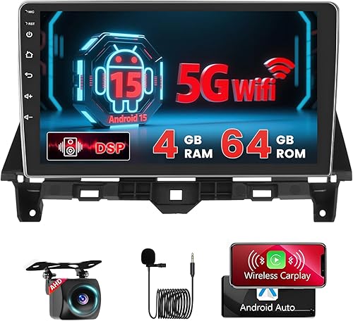 Miniatura 7 de Radio de coche Android 11 para Honda Accord 2008-2013 estéreo de coche con Carplay Android Auto, pantalla táctil capacitiva de 10 pulgadas unidad