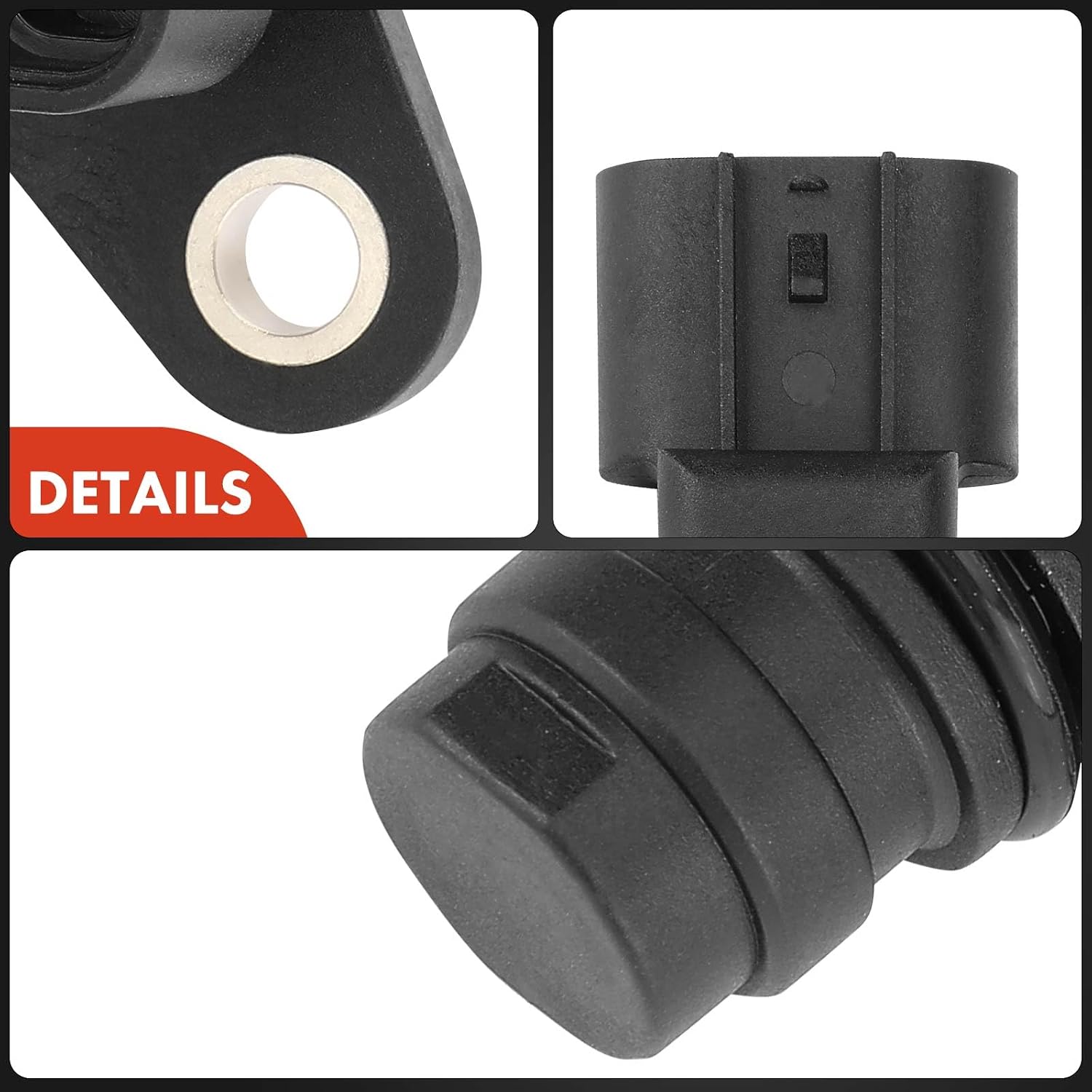 A-Premium Engine Crankshaft Position Sensor Compatible with Chevrolet Silverado 3500 2005-2006 Silverado 2500 HD & GMC Sierra 2500 HD 3500 2004-2005 6.6L, Replace# 97321397