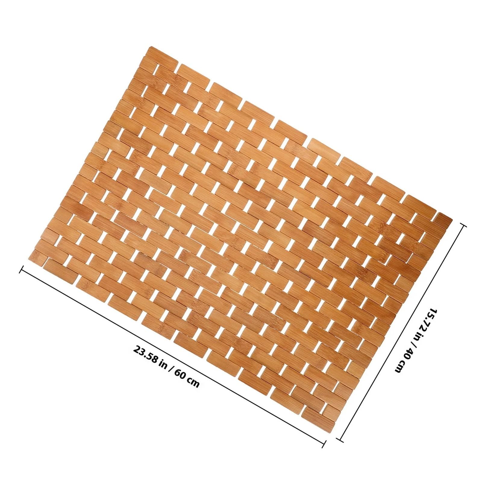 Alfombrilla de baño de Madera Alfombra de baño Piso Ducha Antideslizante | For bañera, baño, caja fuerte, antideslizante, decorativa, oficina en casa