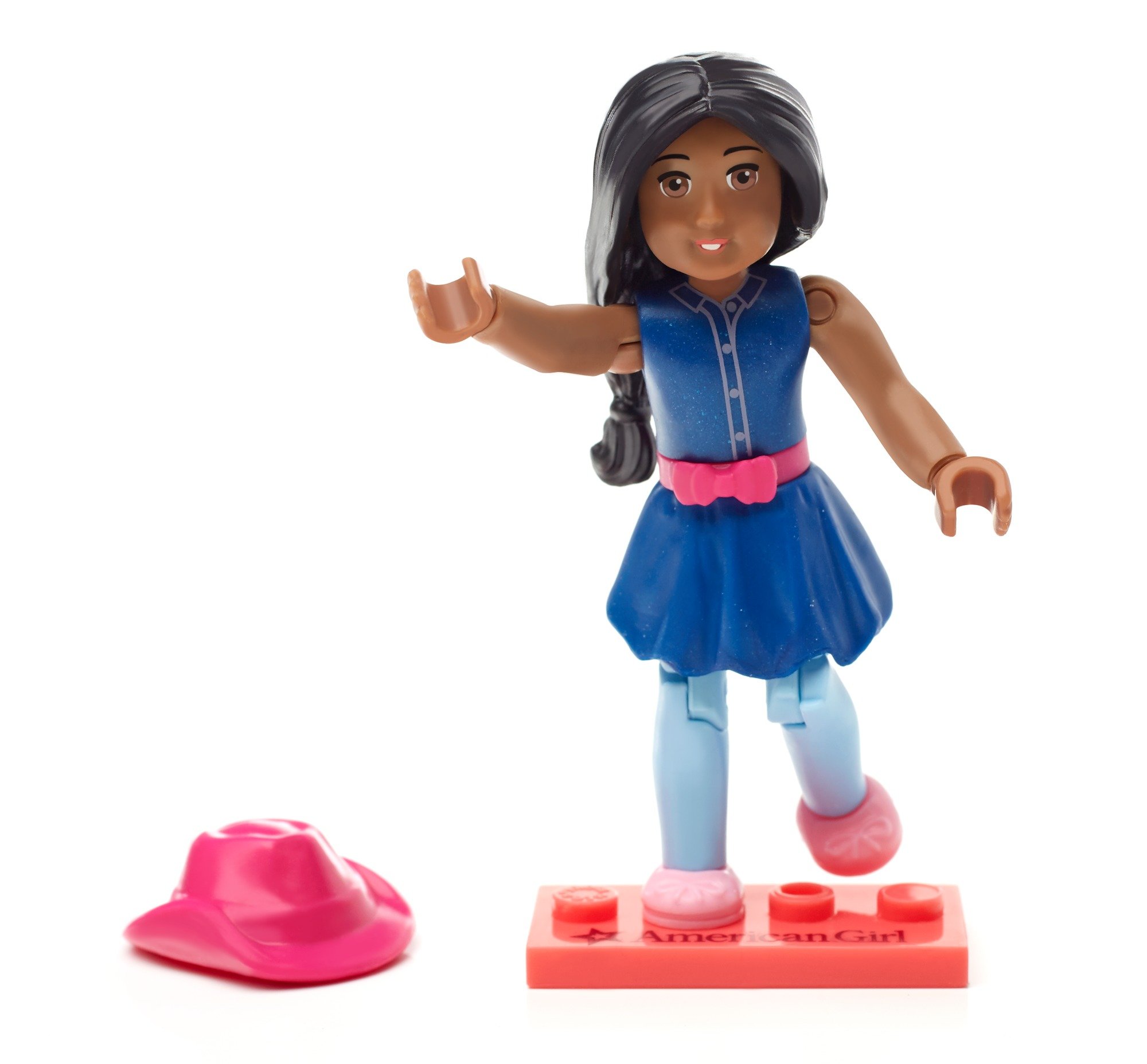 Mega Bloks American Girl - Figura da collezione Spring Denim Dream