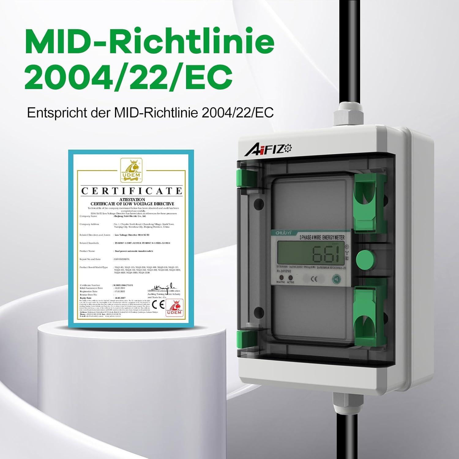 Mobilny licznik prądu cyfrowy z resetem 2m, 3 fazy 16A 400V CEE wtyczka i złącze licznik trójfazowy, IP55 CEE adapter licznik prądu do gniazdka