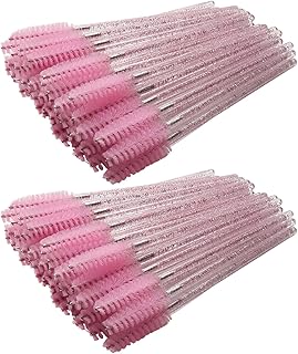 Healifty 200pcs Disposable Eyelash Brush Nylo...