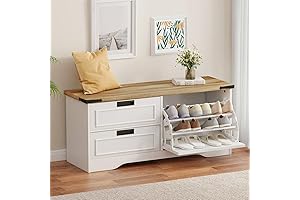 FATORRI Shoe Storage Bench: The Ultimate Entryway Organization Solution