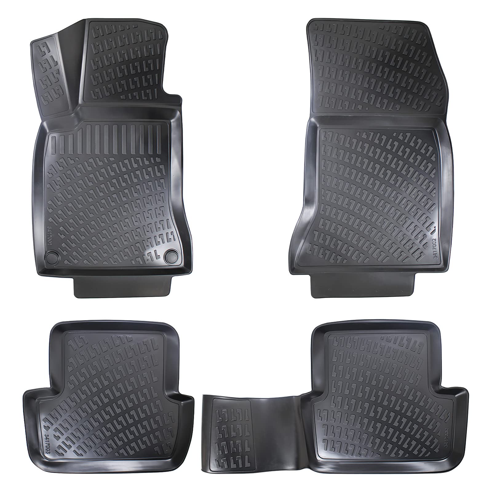 Photo 1 of Croc Liner All Weather Custom Fit Floor Mats Compatible with Infinity QX30 (2017-2021)