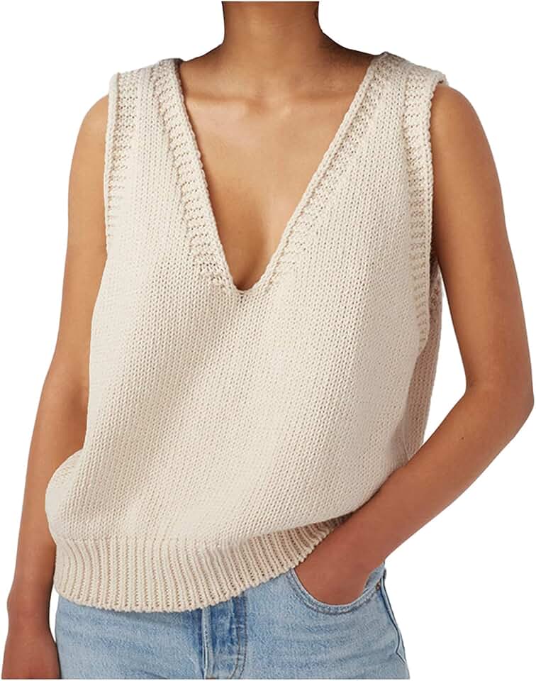 Amazon.co.uk Women's Sleeveless Jumpers Women's Sleeveless Jumpers