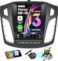 Vista 9 de Estéreo de coche Ford Focus de 10.4 pulgadas Android 12 Radio de actualización 2012-2018 con pantalla táctil 1024 * 768 RDS Auto con GPS Bluetooth