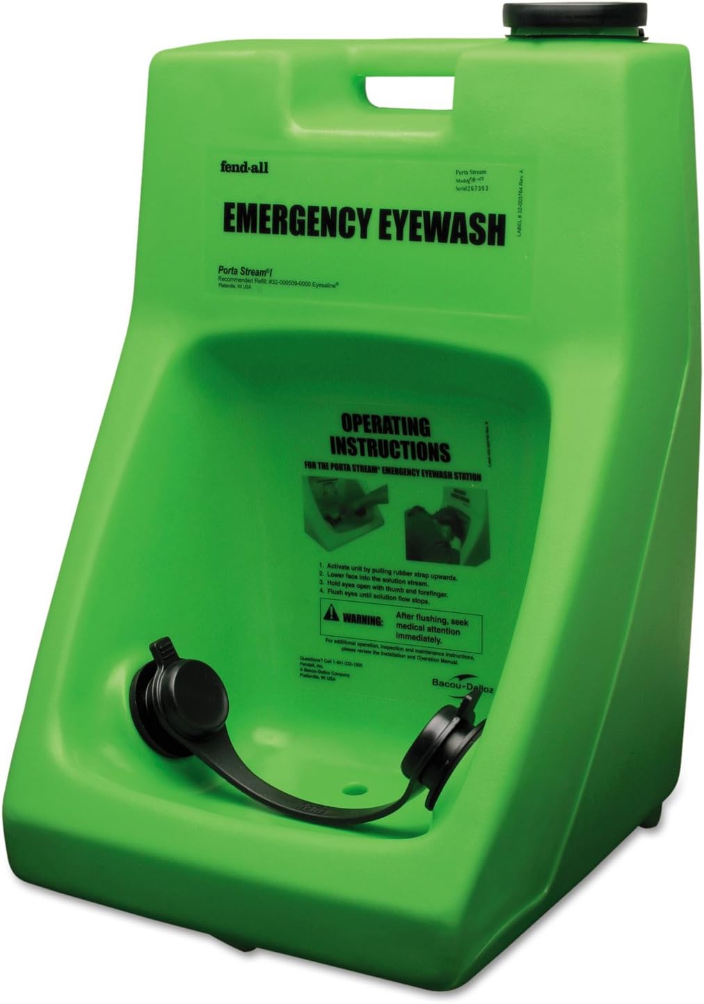 HoneywellEmergency Eyewash 32-000100-0000 Porta Stream I Emergency Eyewash Station, 70 oz.