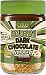Irresistible Dark Dubai Chocolate Spread 9.7 oz – Gourmet Chocolate Filling Jar with Pistachio Kataifi, Dubai Dip, Perfect Luxury Snack & Gift