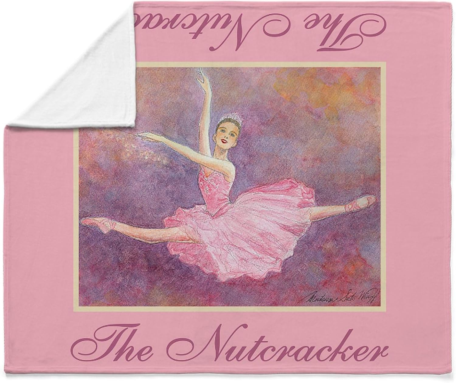 CafePress Sugar Plum Fairy Throw Blanket Super Soft Fleece Plush Throw Blanket, 60"x50"