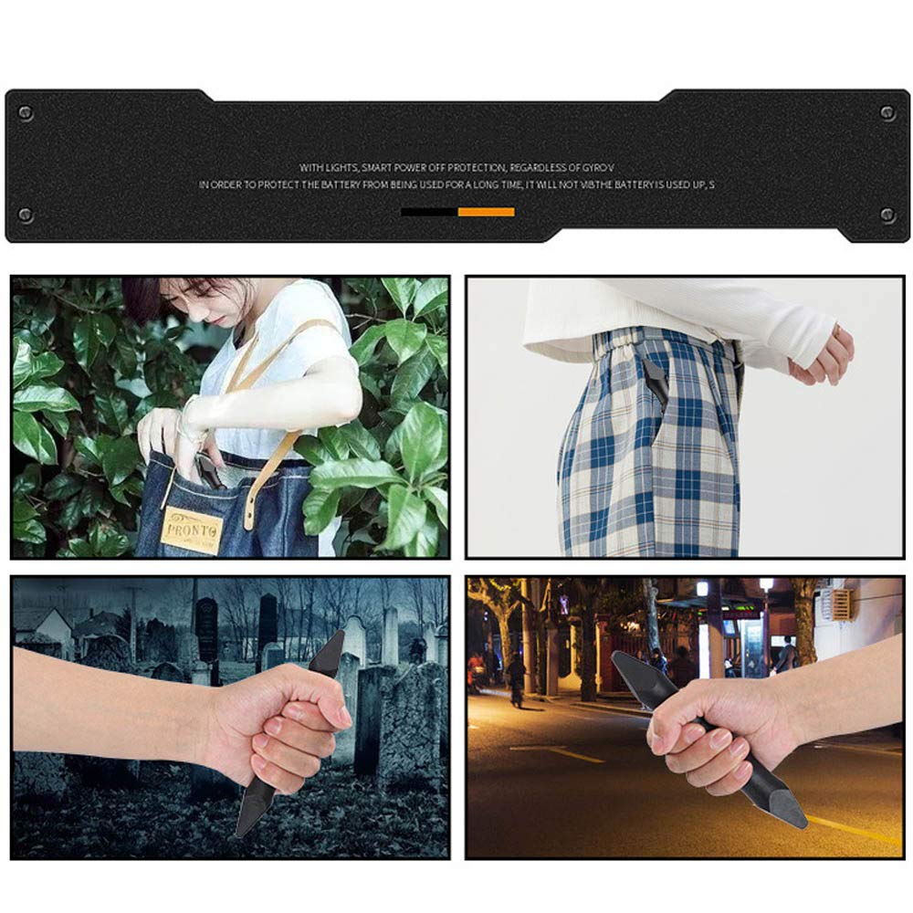 Strumento di autodifesa Koga SD1 in acciaio freddo da 16,5 cm, realizzato in polimero ad alto impatto, ottimo per sport di sicurezza di autodifesa