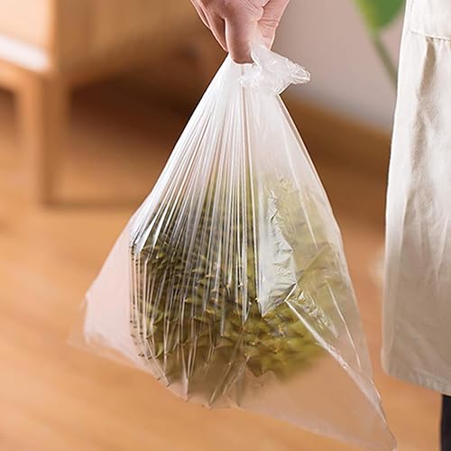 Miniatura 4 de JOIKIT 2 rollos de 1000 bolsas de plástico de 10 x 14 pulgadas, rollo de bolsa de plástico transparente para productos, bolsa duradera de