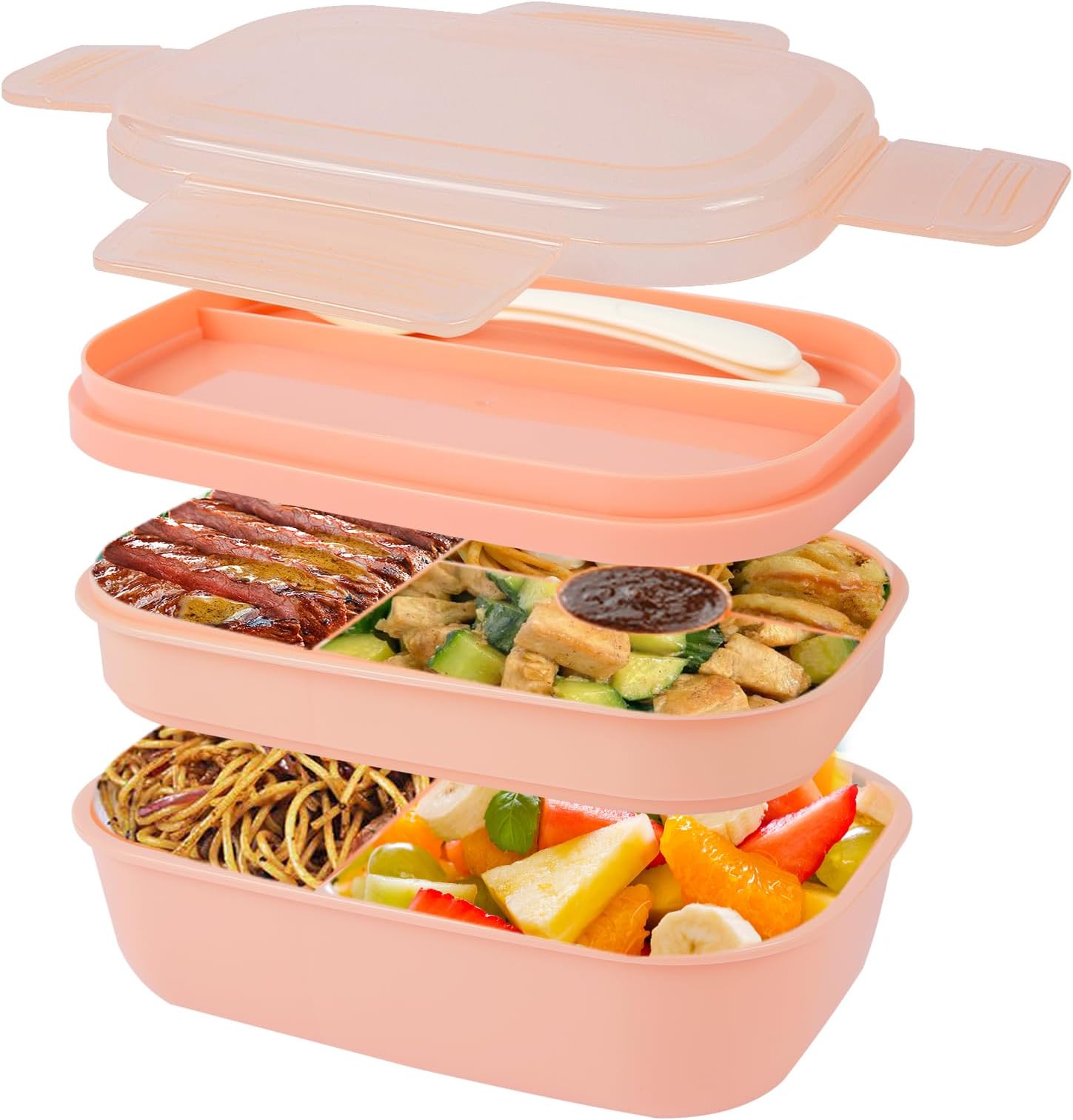 Lunch Box Bento B.box Per Bambini | 3 Scomparti | Prova Di Perdite | Con Ghiacciolo | Senza BPA - Foto 9