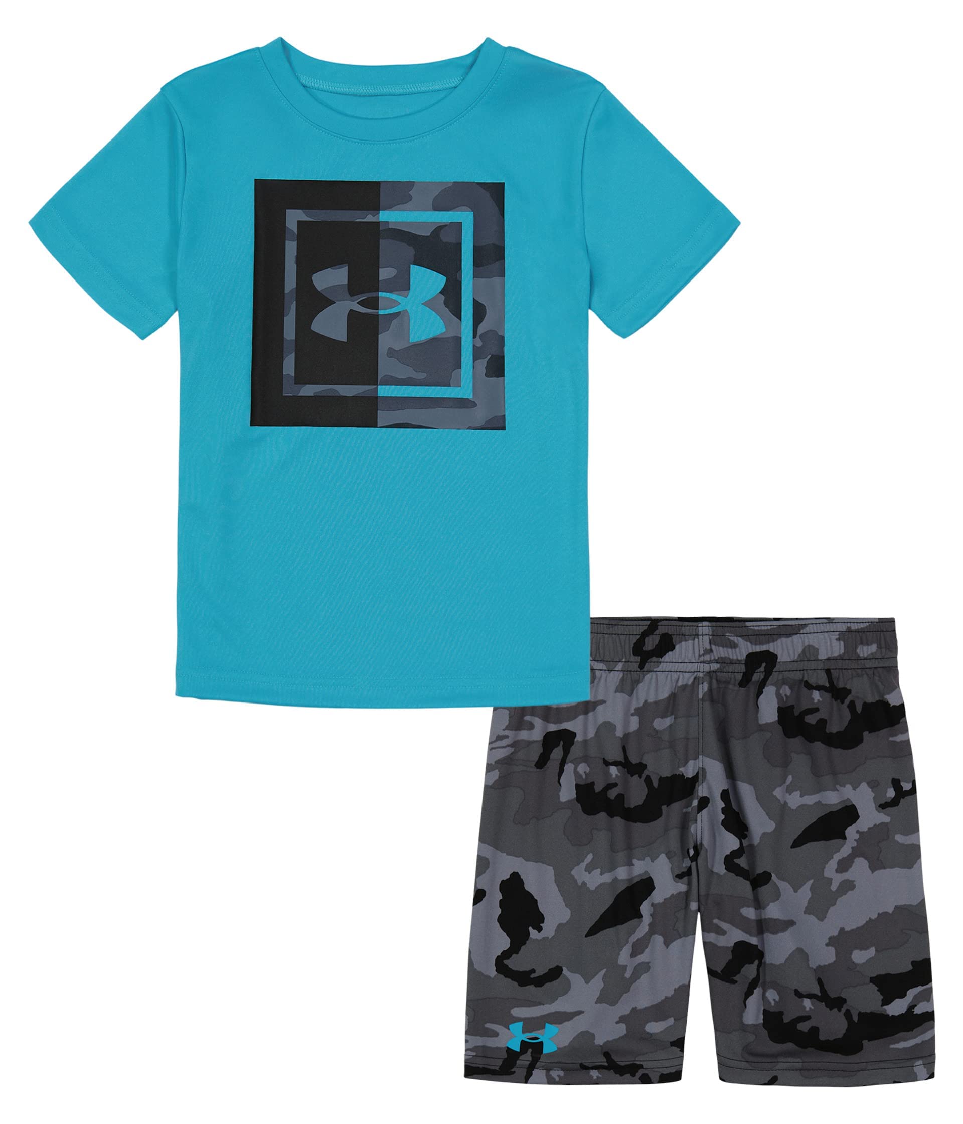 Under Armour Boys' 2-piece Short Sleeve Graphic T-Shirt and Shorts Set