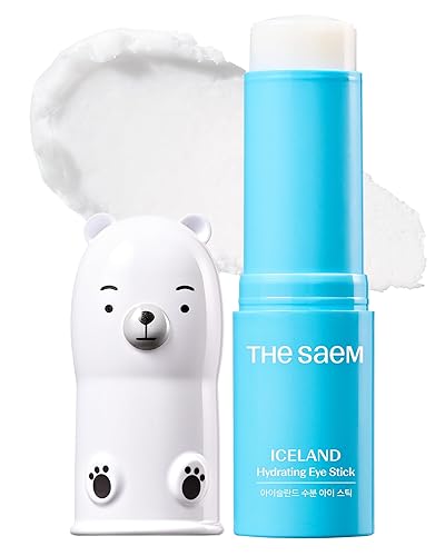 THESAEM Iceland - Barra hidratante para ojos, bálsamo refrescante, ojeras e hinchazón, tratamiento debajo de los ojos, reduce las arrugas y la
