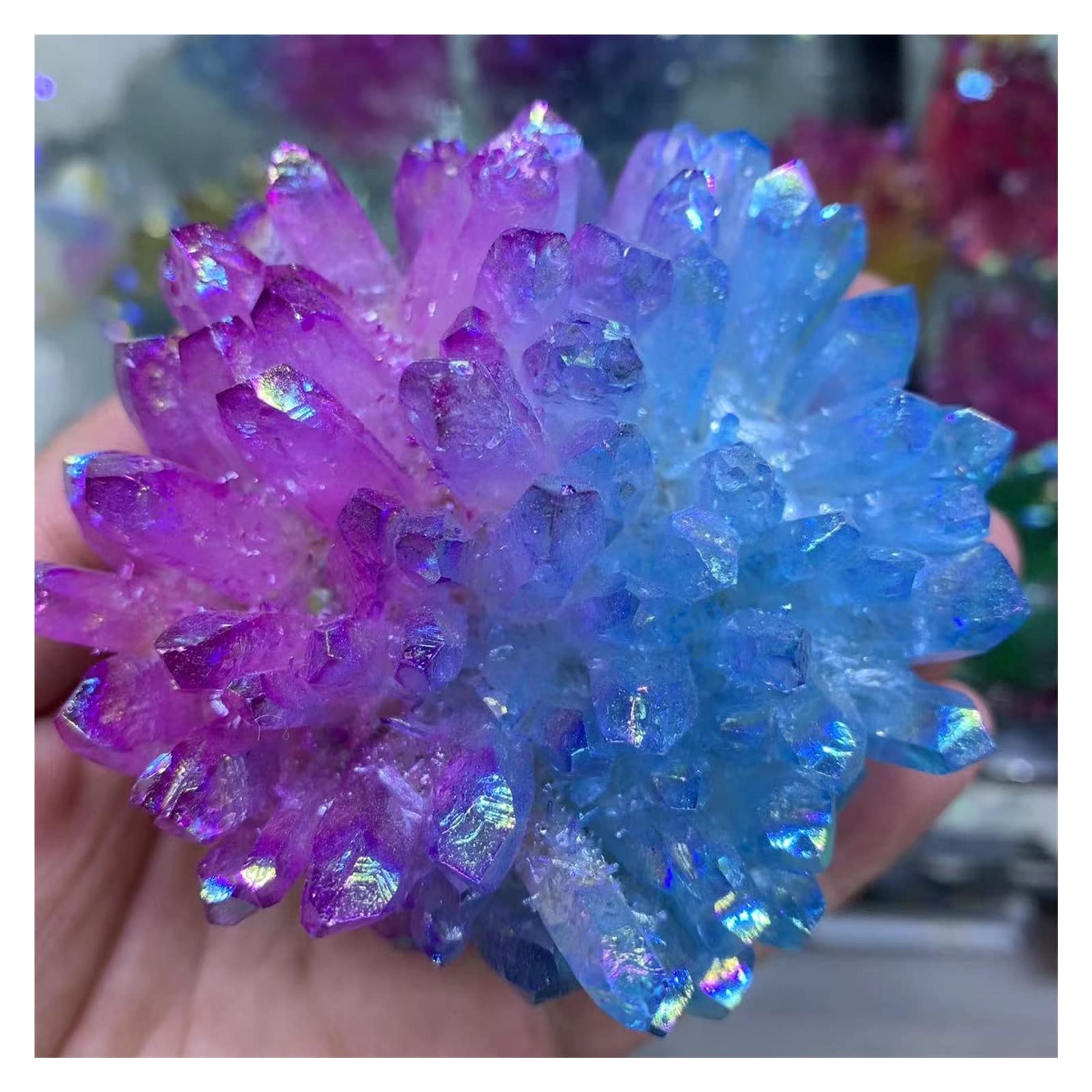水晶クラスター 宝石 クリスタル 綺麗 シトリン クラスター 原石 透明