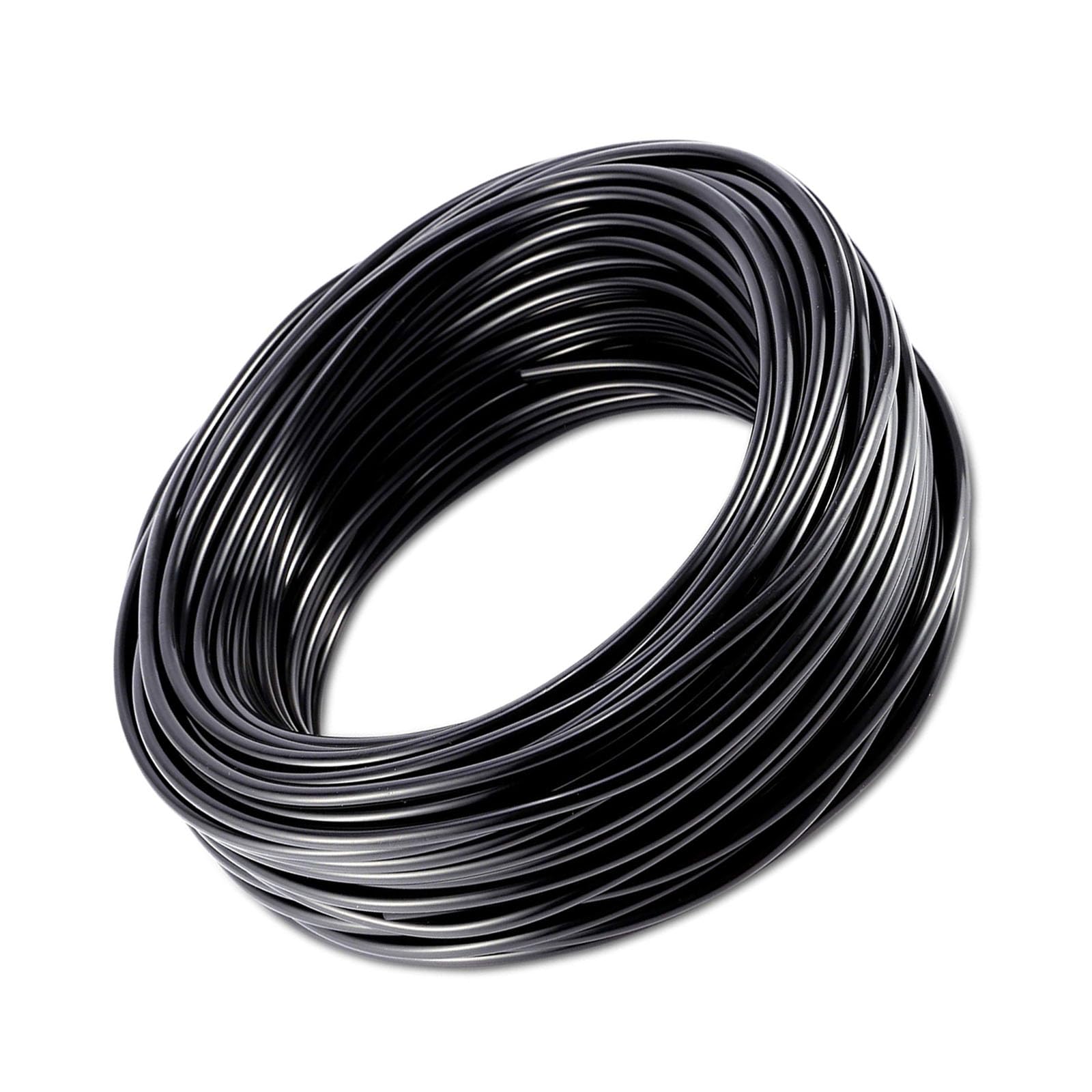 UZAMIRLEX Micro Irrigation Tube, Drip Irrigation Soaker Hose 8mm 1/4in PE High Pressure Tube Multiple Sizes(10m(32ft))