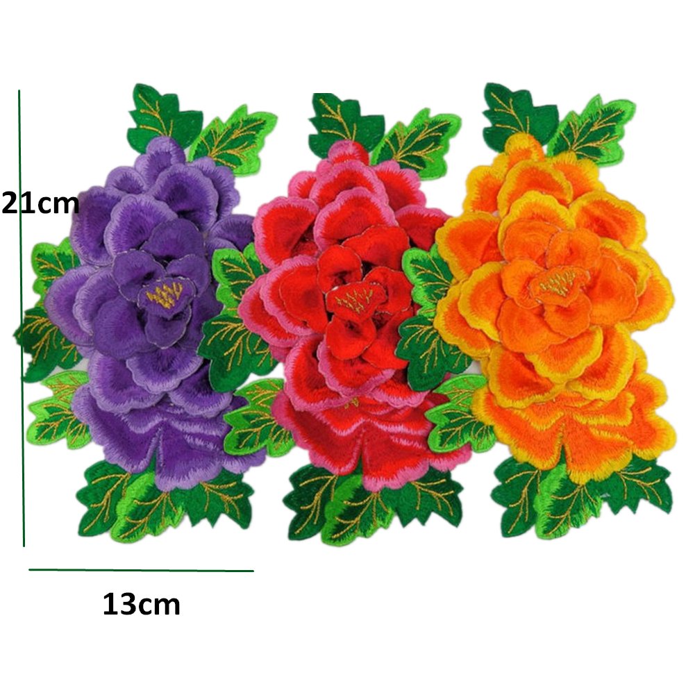 Naszywki na ubrania, DIY ubrania ozdoby do robienia torebek(Rose)