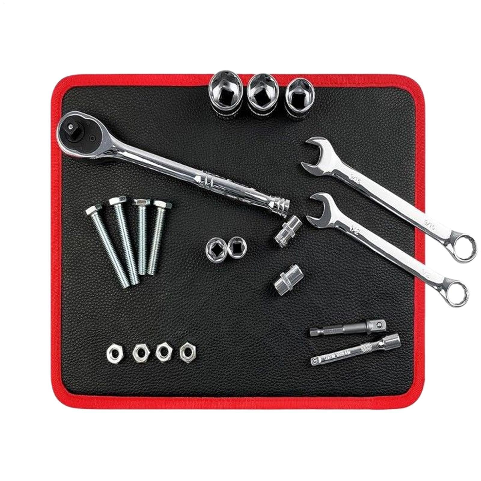 Tappetino Magnetico Per Utensili Organizzatore per Viti e Bulloni | Portapezzi Magnetico Pesante per Garage Officina Riparazione Auto Manutenzione Casa Elettronica Cantiere Lavorazione Metalli