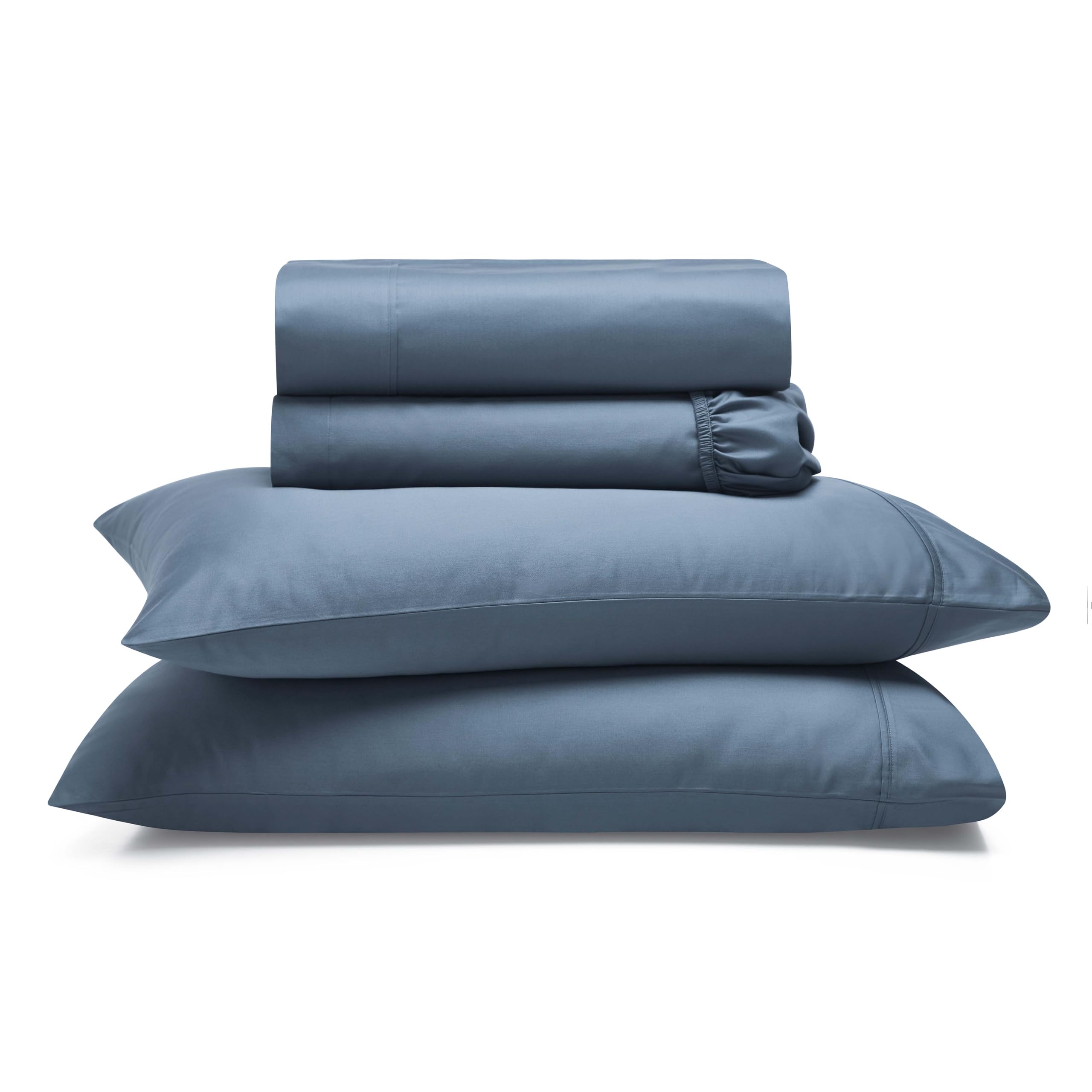 Superior Apus Set di lenzuola in cotone, tessuto in rasatello, biancheria da letto morbida, lusso moderno, confortevole, facile da pulire, elementi essenziali per la decorazione della casa, design a