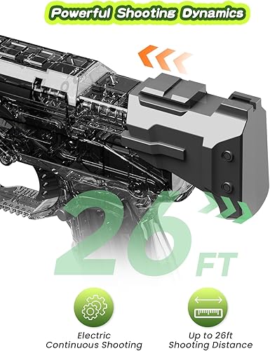 Miniatura 3 de Automatic Electric Water Gun with Pool Floats,Funny Inflatable Tank Pool Floaties for Pool Party,with Powerful Squirt Guns