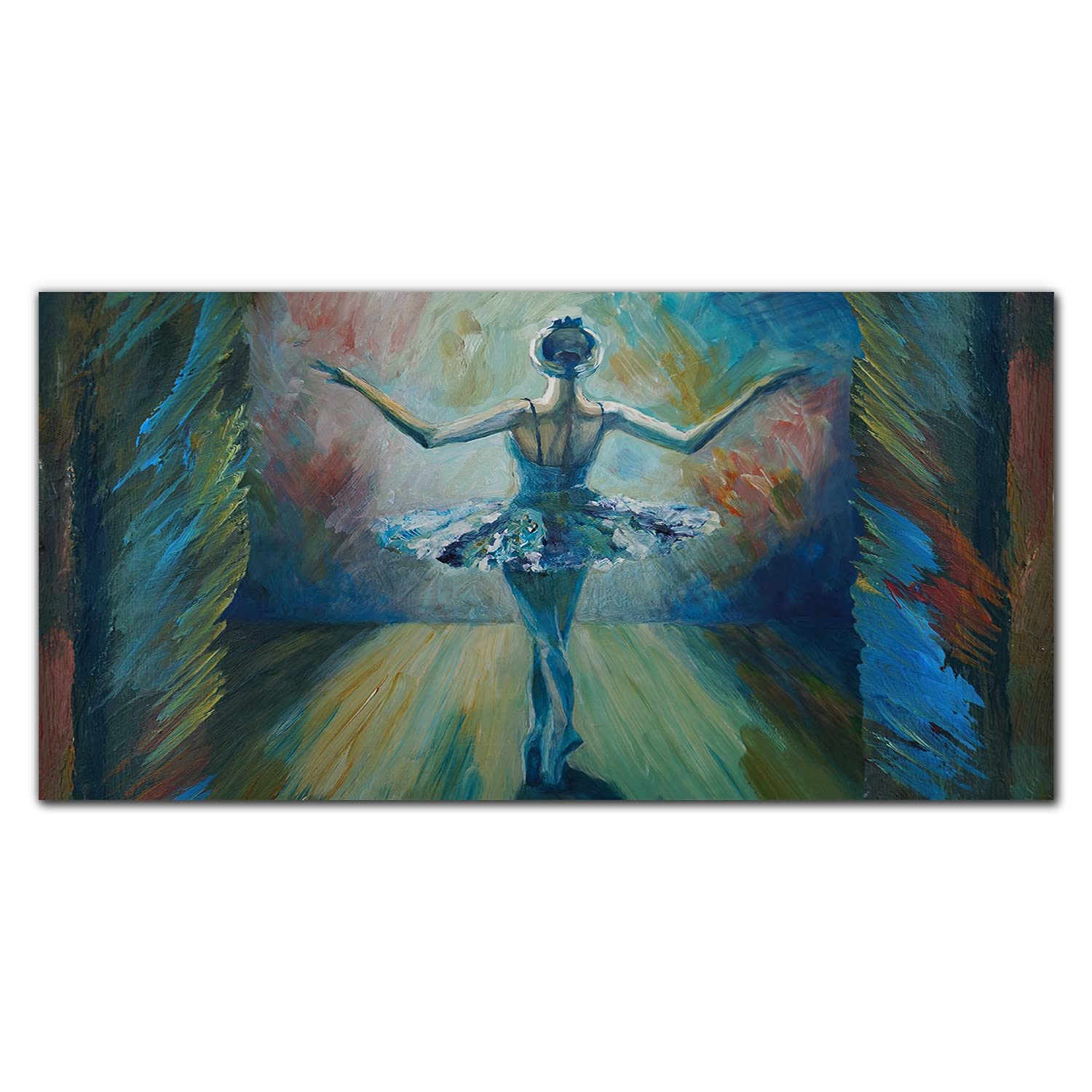 Mur de cuisine sale ? Choisissez notre verre trempé adhésif 100x50cm motif danseuse