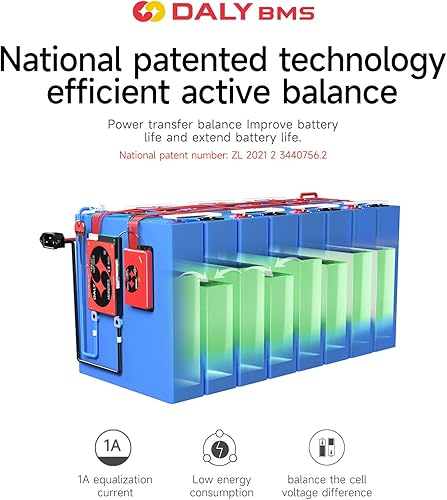 Miniatura 10 de 100Balance Hardware 1A Active Balancer 4S Ecualizador para Lifepo4 o Li-ion Li-Ion Batería de Litio BMS Tablero de transferencia de energía con caja