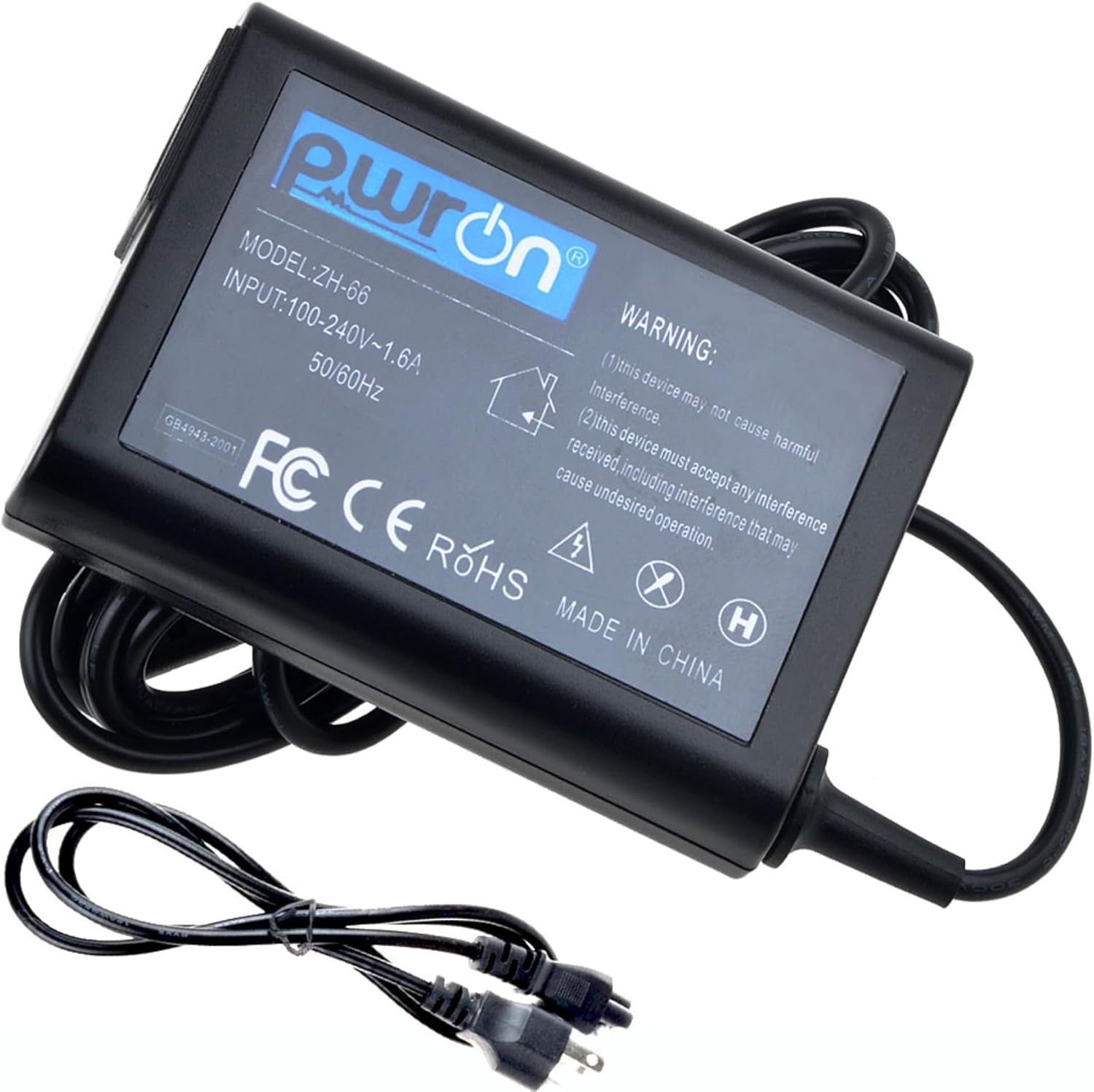 PwrON 12V AC Adapter Charger for Dajing ADP-60E2 Power Supply Cord Mains PSU