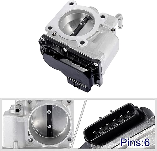 Miniatura 4 de X AUTOHAUX Cuerpo del acelerador, cuerpo del acelerador con Sensor para Nissan Altima 2.5L 2013-2018, para Nissan Frontier 2.5L 2005-2019, para