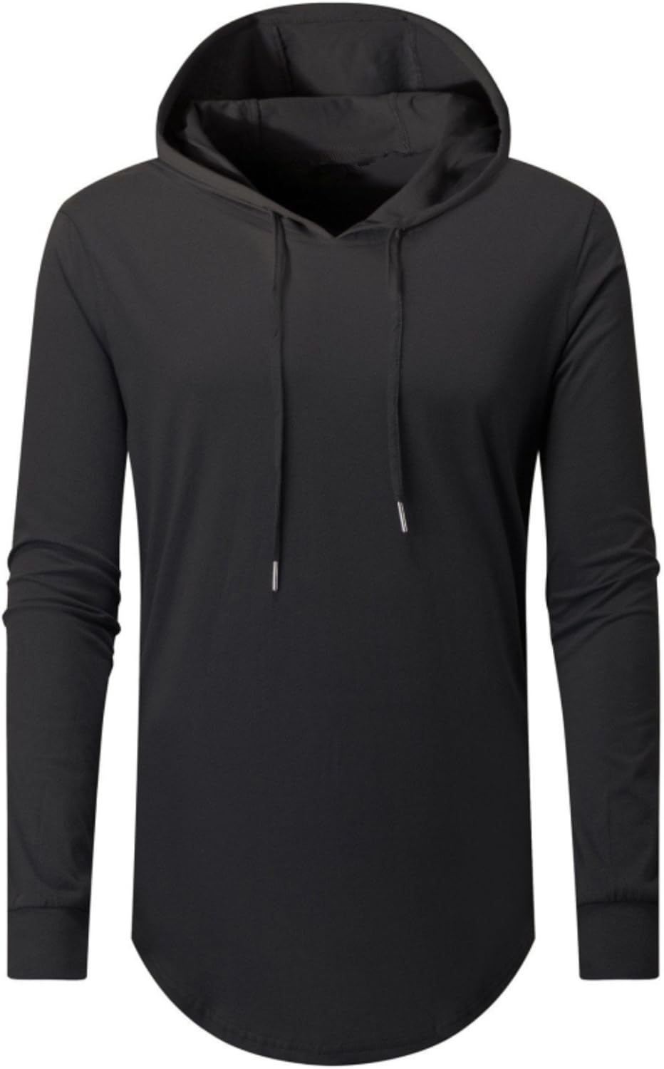 Aiyino Men’s Hipster Hip Hop Longline Pullover Hoodies Shirts