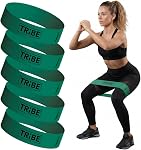 Bandes de résistance au tissu pour travailler dehors – Bandes de bottes pour les femmes et les hommes – Ensemble d'exercices pour jambes et colles – Bandes de fitness
