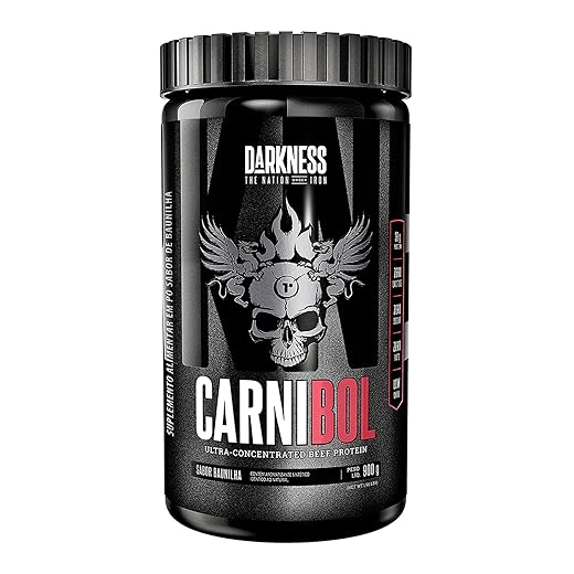 Darkness - Carnibol Sabor Baunilha 900g - Proteína de Carne com ProMyoBlend